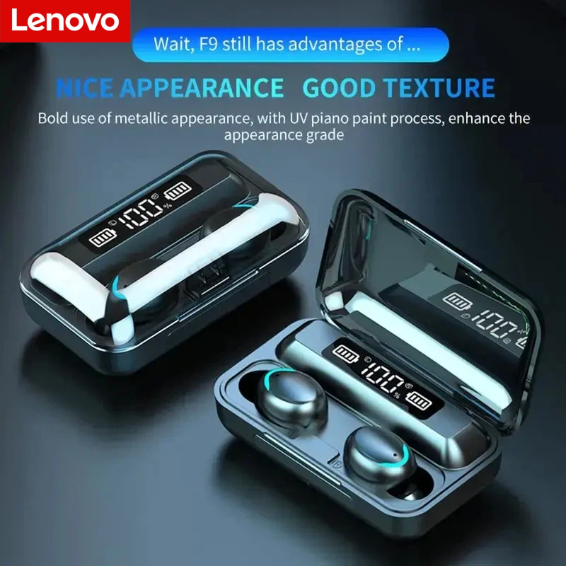 Headphones - Lenovo F9 Bluetooth Kabellose Kopfhörer -