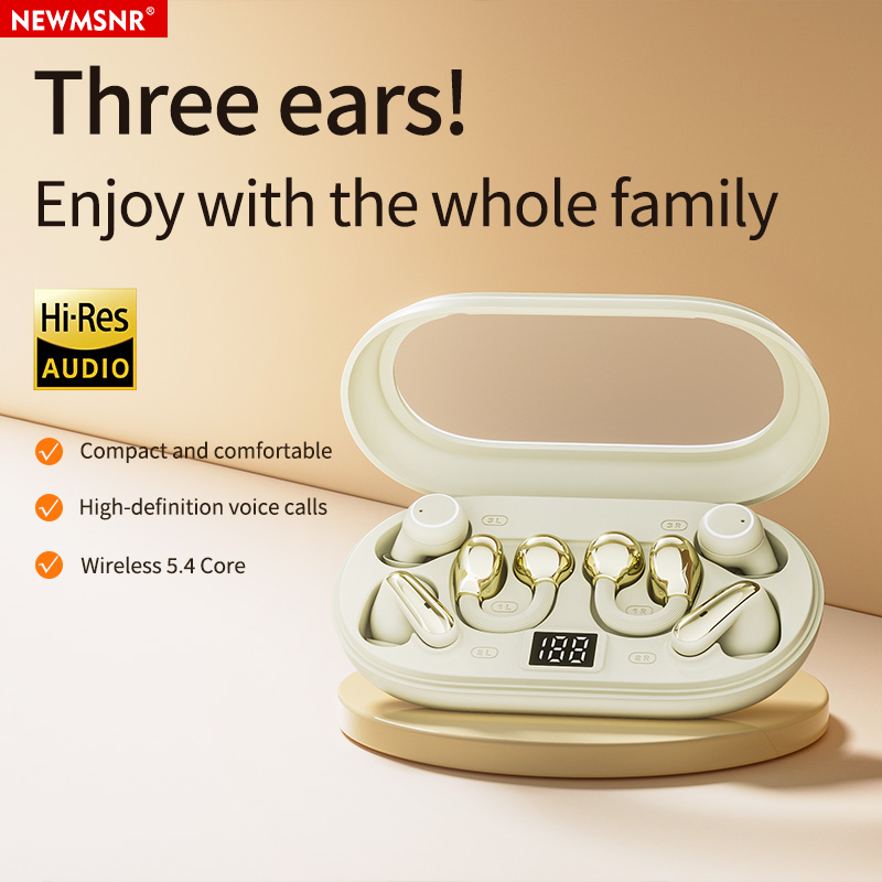 Sleep Mask Headphones Bluetooth - 3-in-1 In-Ear-Ohrclip, halb-in-ohr, kabellose Bluetooth-Ohrhörer, Geräuschunterdrückung,