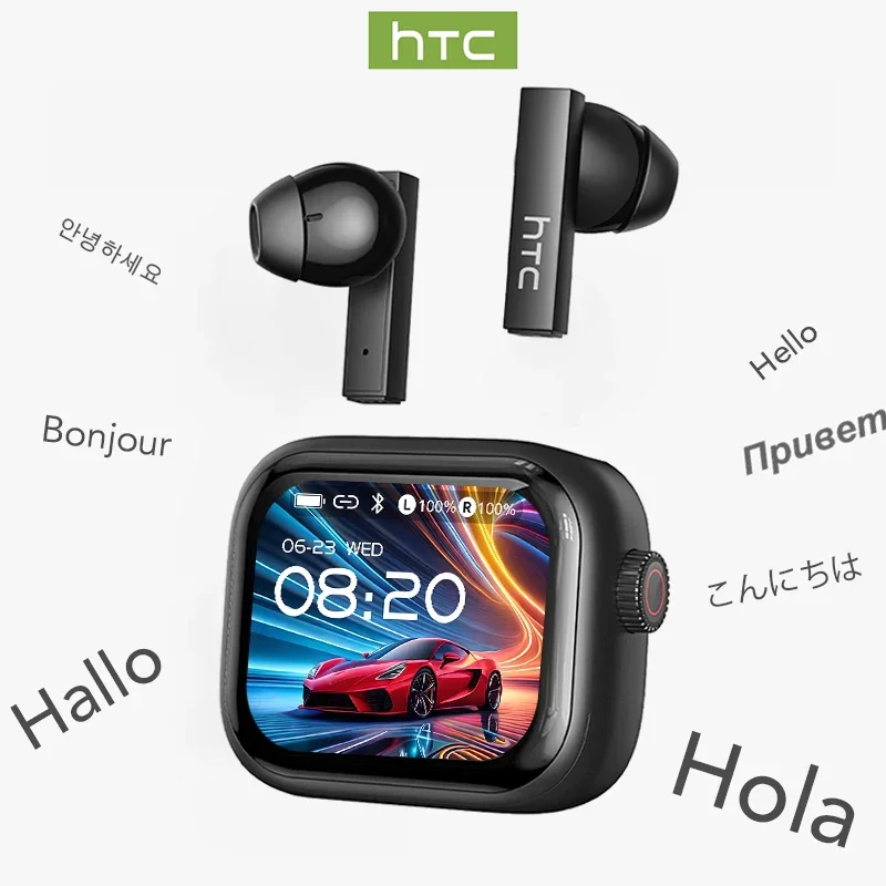 Tws Earbuds Bluetooth 5.3 - [Ultra-HD-Bildschirm] HTC NE40 Kopfhörer Bluetooth V6