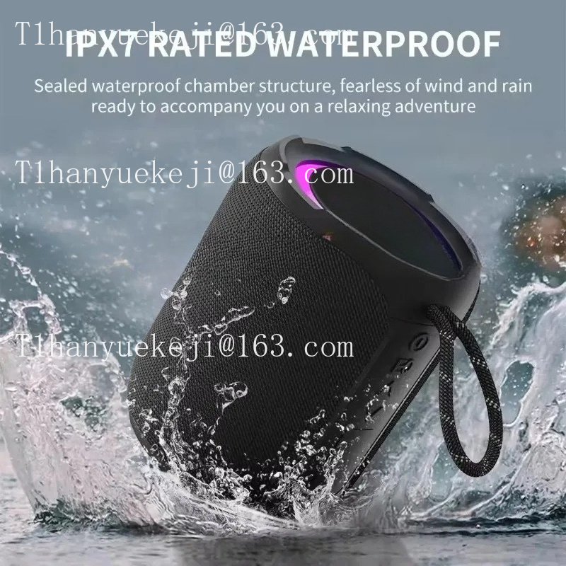 Portable Bluetooth Speaker Waterproof Ipx7 - Dualer, kabelloser Lautsprecher mit 360-Grad-Stereo-Subwoofer, IPX7