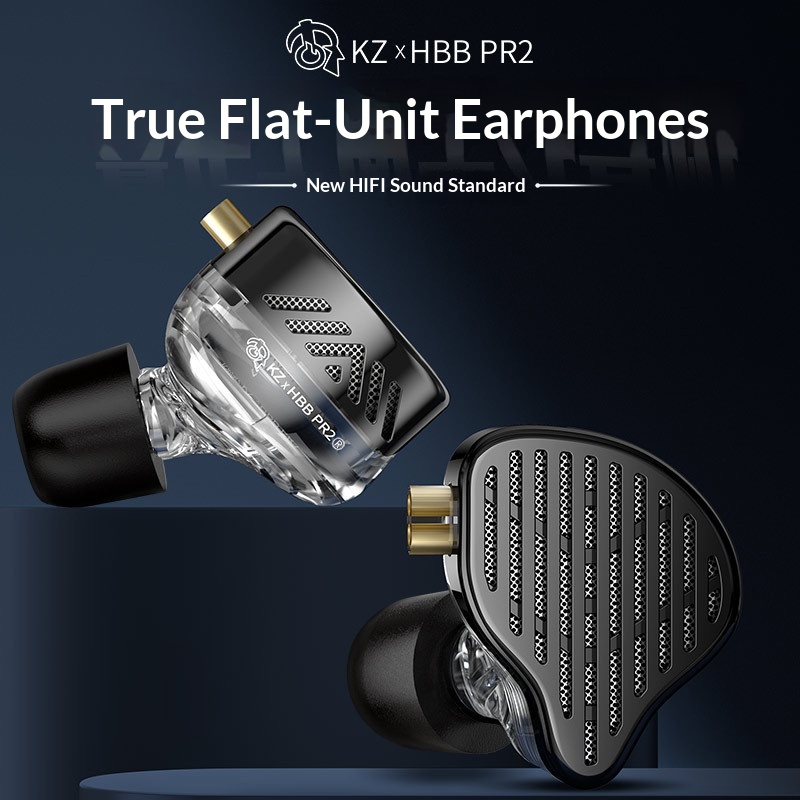Planar Magnetic Iem Earphones - Auf Lager Kz‑Pr2 Planar Magnetic IEM-Kopfhörer,