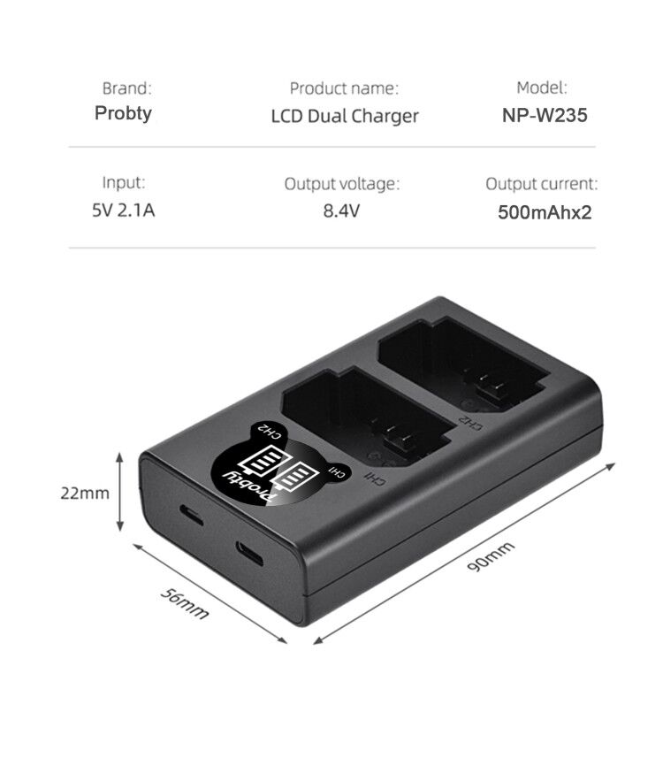 2200 mAh NP-W235 NP W235 Akku  – Drones Bewertung und Preis