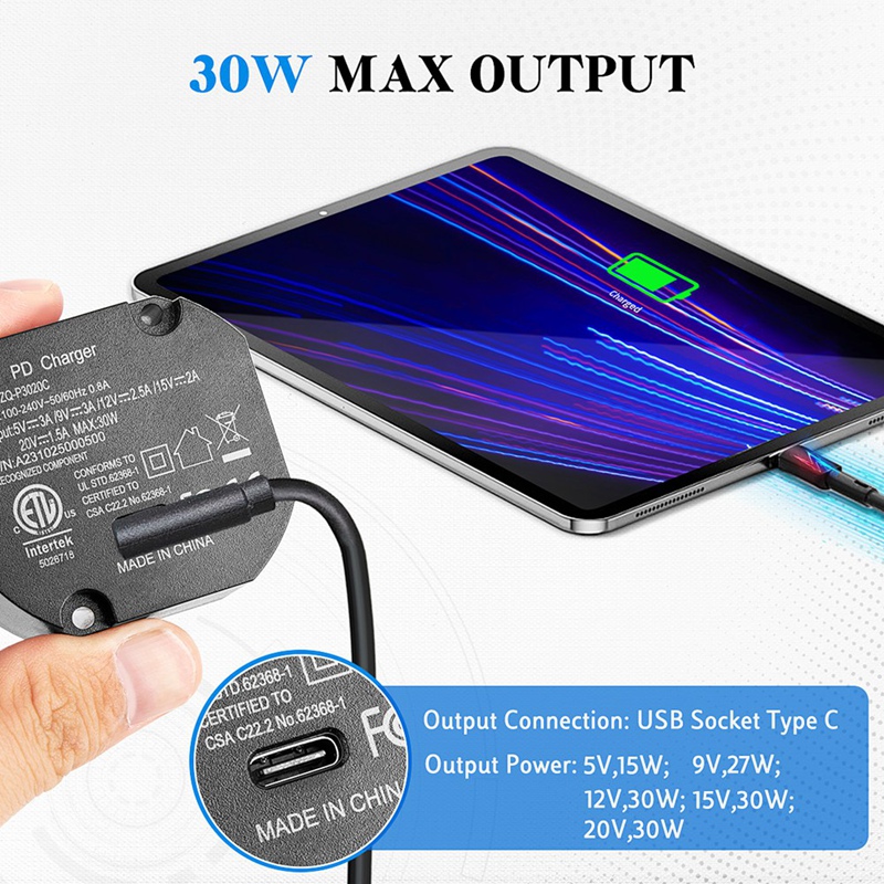 AC zu USB-C Adapter Flache Wan – Tablets Bewertung und Preis
