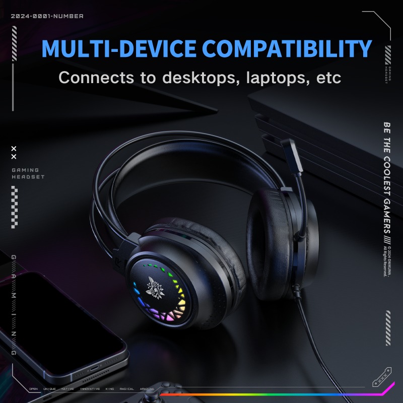 ONIKUMA X92 Kabelgebundenes Ga – Gaming Headset With Mic Rgb Bewertung und Preis