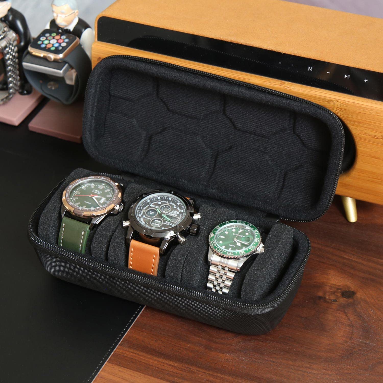 Uhrenbox-Organizer für Männer  – Smartwatches Bewertung und Preis
