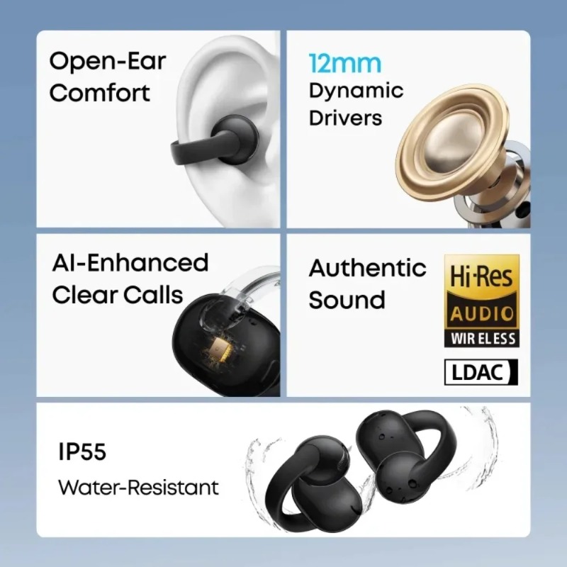 Soundcore C50i Ohrclip Kabello – Open Ear Air Conduction Headphones Bewertung und Preis