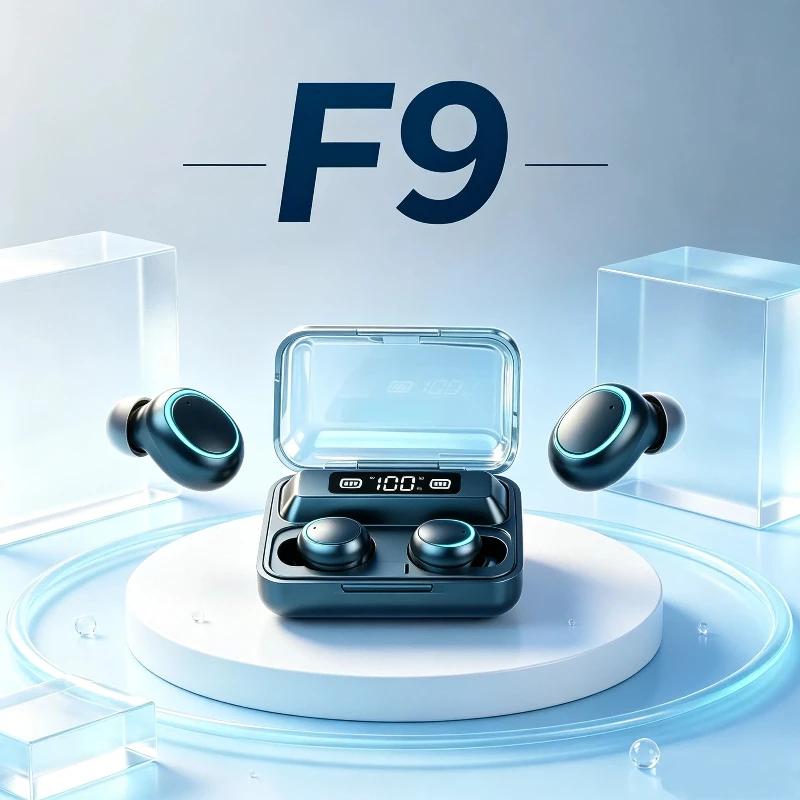 Neue F9 Bluetooth-Kopfhörer 9D – Tws Earbuds Bluetooth 5.3 Bewertung und Preis